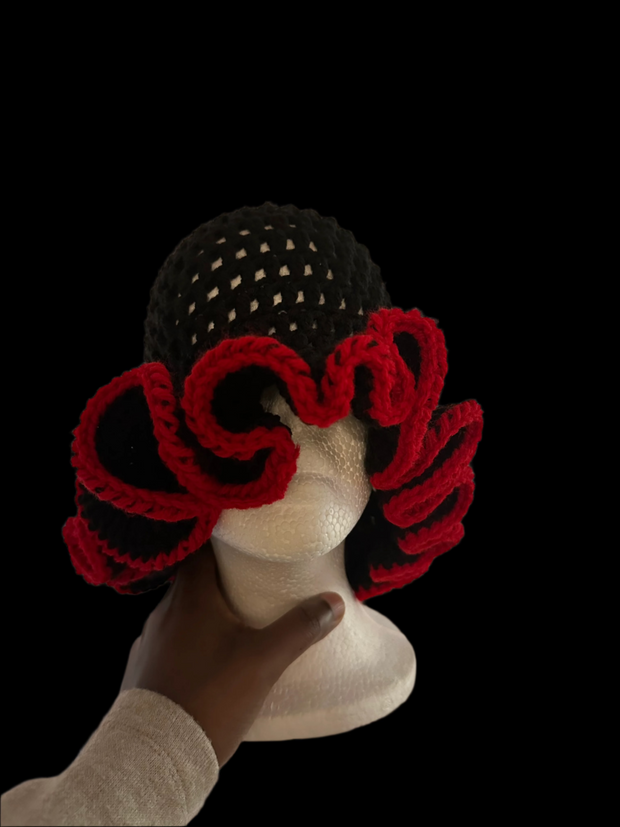 Crochet Flounce Hat