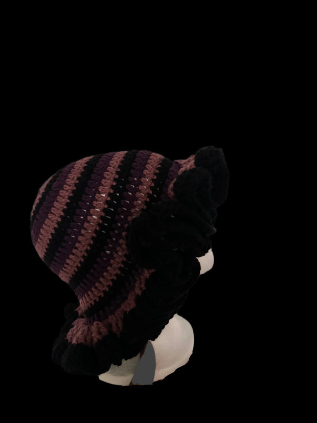 Ruffled Edge Beanie