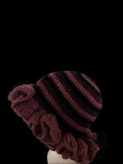 Ruffled Edge Beanie