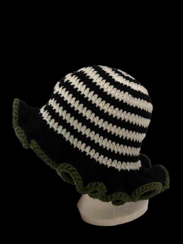 Ruffle Brim Hat