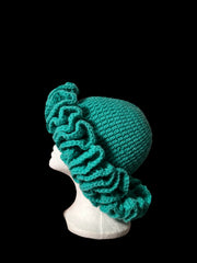 Crochet Ruffle Hat