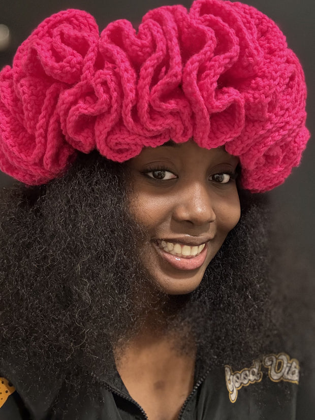 Jumbo Ruffle Hat With Extra Ruffles