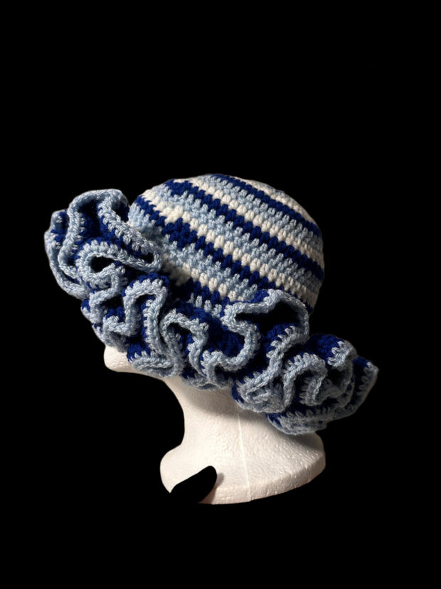 Handcrafted Ruffle Crochet Hat